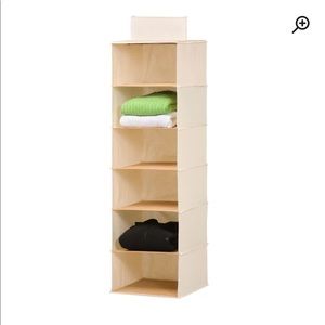 Hanging clothes organizer